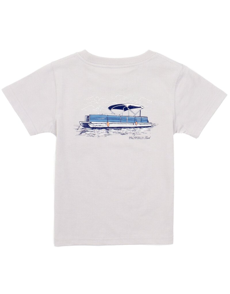 Properly Tied Party Barge S/S Ice Grey