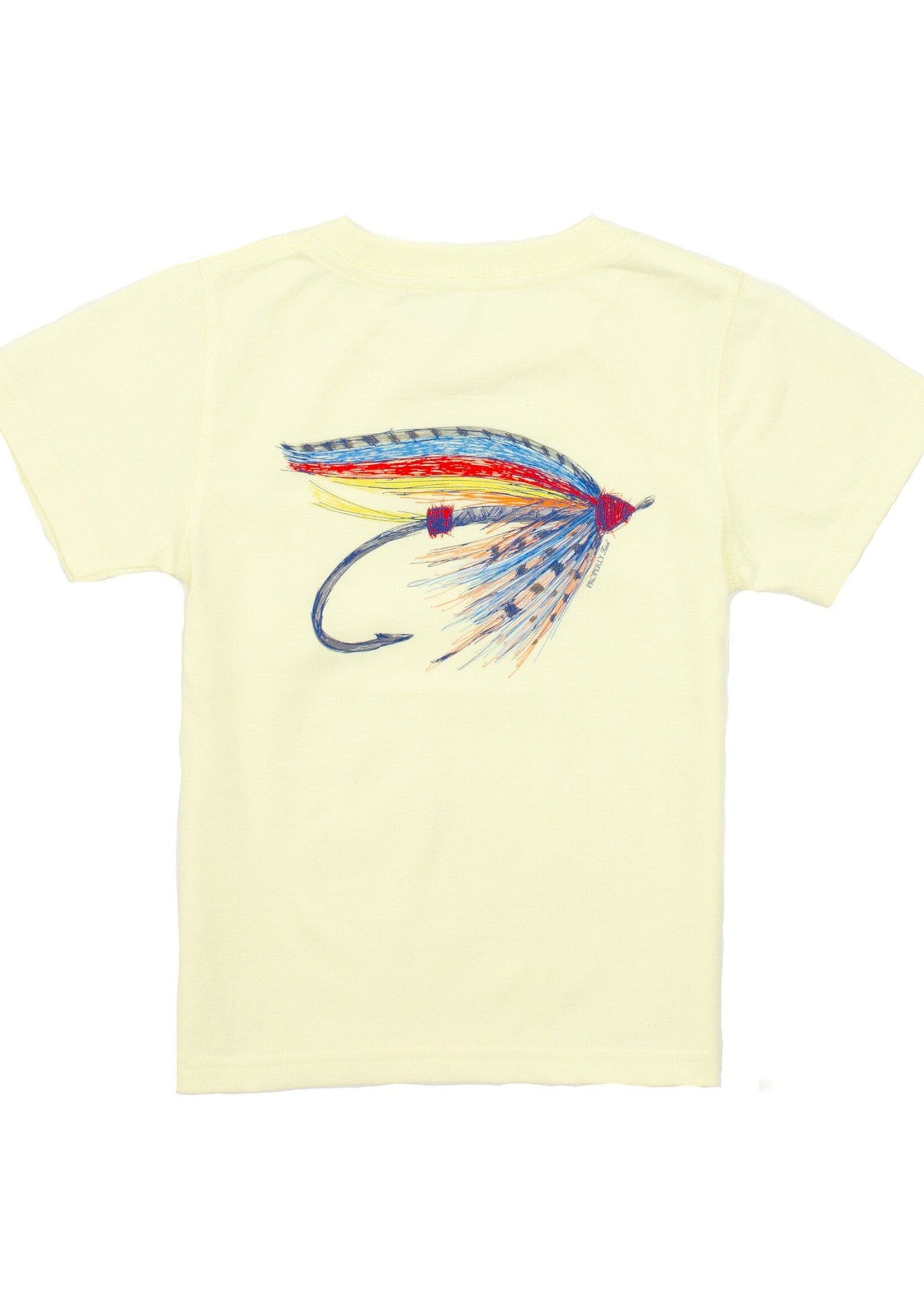Properly Tied Let it Fly S/S Tee Light Yellow