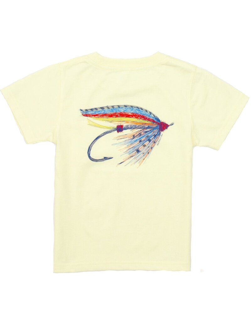 Properly Tied Let it Fly S/S Tee Light Yellow