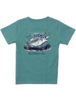 Properly Tied Set the Hook S/S Marine Green