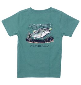 Properly Tied Set the Hook S/S Marine Green