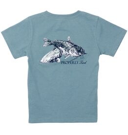 Properly Tied Mudcat S/S Steel Blue