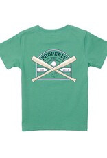 Properly Tied Baseball Shield S/S Ivy