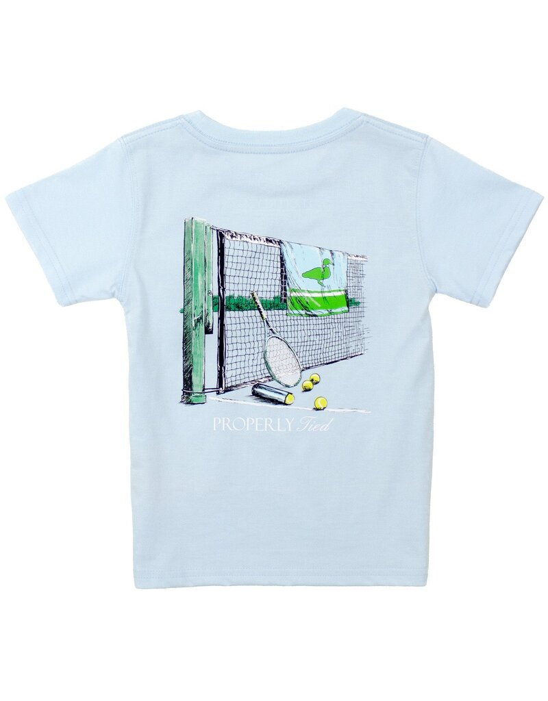 Properly Tied Courtside S/S Periwinkle