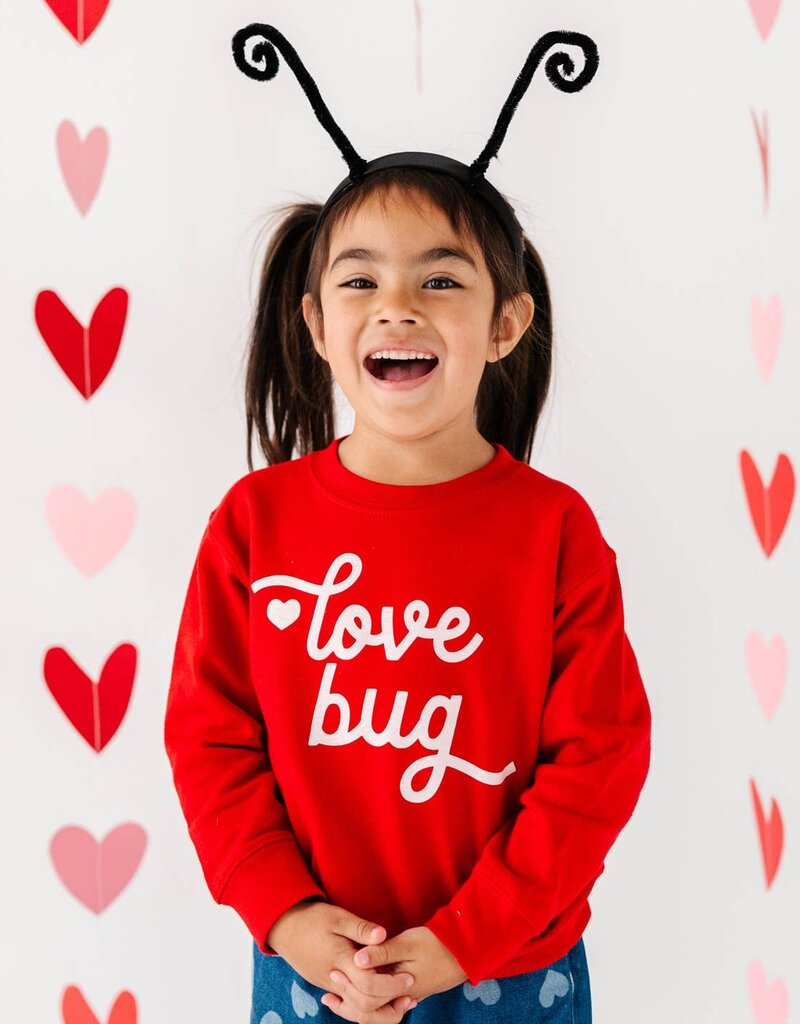 Benny & Ray Apparel Love Bug Valentines Sweatshirt