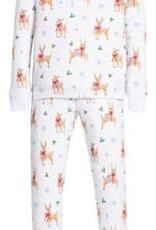 Little English Printed Jammies Reindeer Games