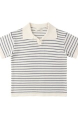 Rylee + Cru Inc. CHANDLER KNIT POLO MARINE STRIPE