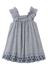 Rylee + Cru Inc. LENNON DRESS MARINE GINGHAM