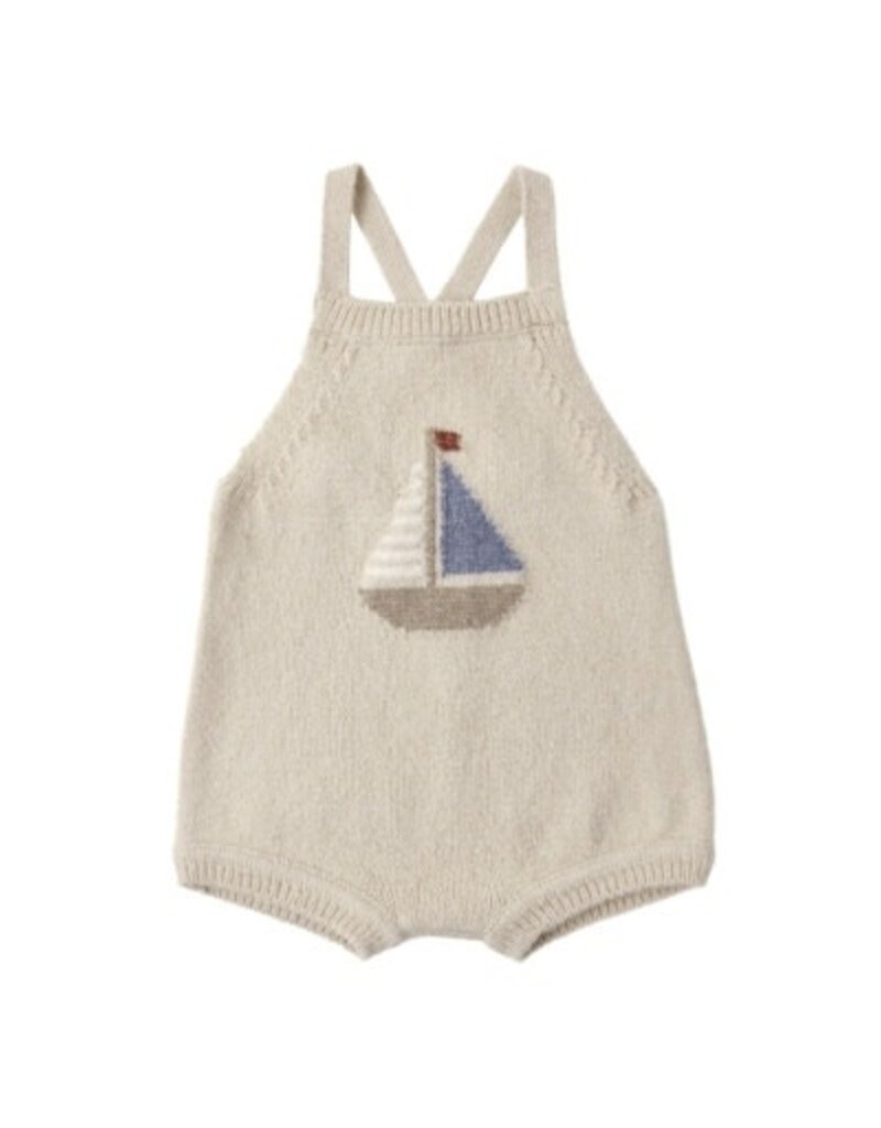 Rylee + Cru Inc. FISHER ROMPER SAILBOAT