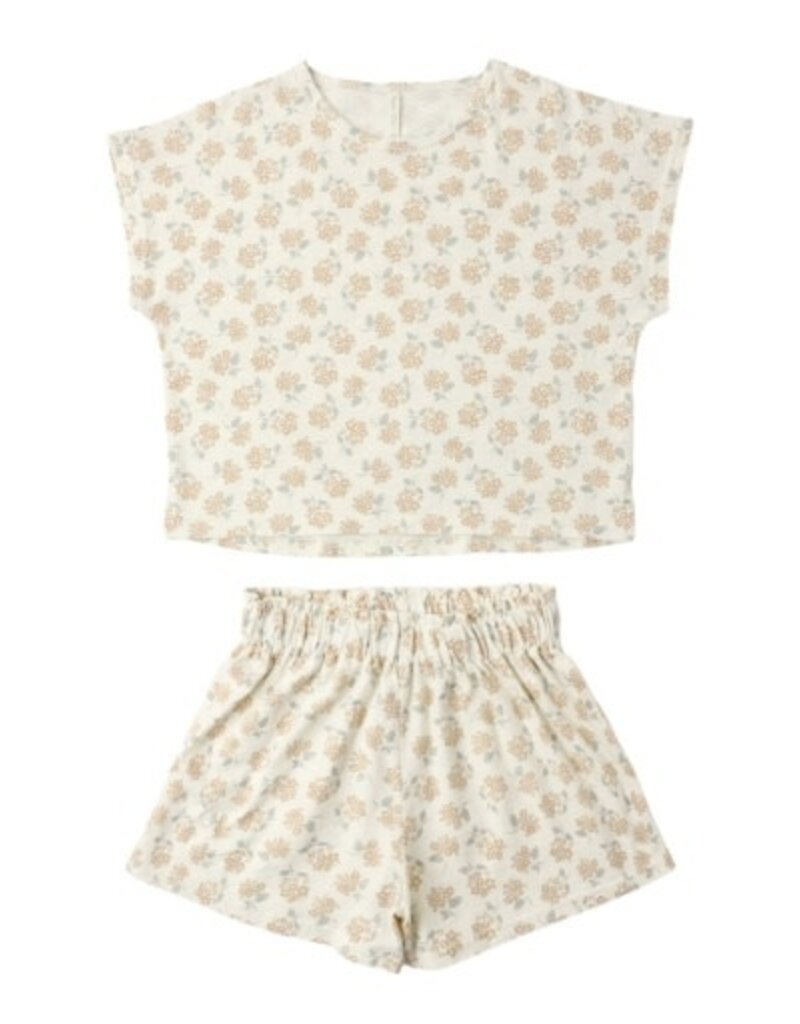 Rylee + Cru Inc. RAEGAN SET YELLOW DITSY