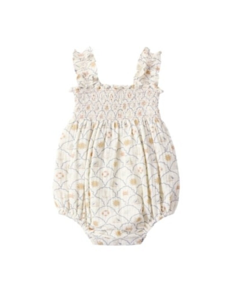 Rylee + Cru Inc. JULIA ROMPER NAUTICAL IVORY