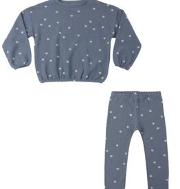 Rylee + Cru Inc. SPONGEY KNIT SET STARFISH MARINE