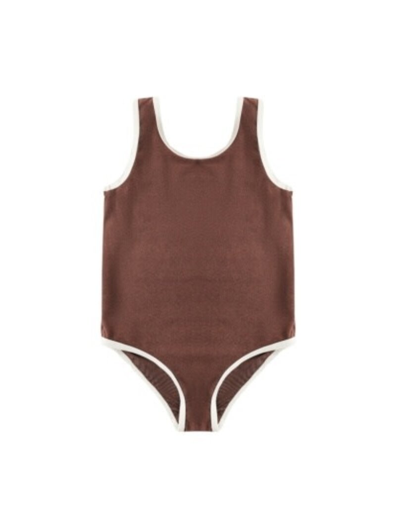 Rylee + Cru Inc. MOXIE ONE-PIECE CHOCOLATE