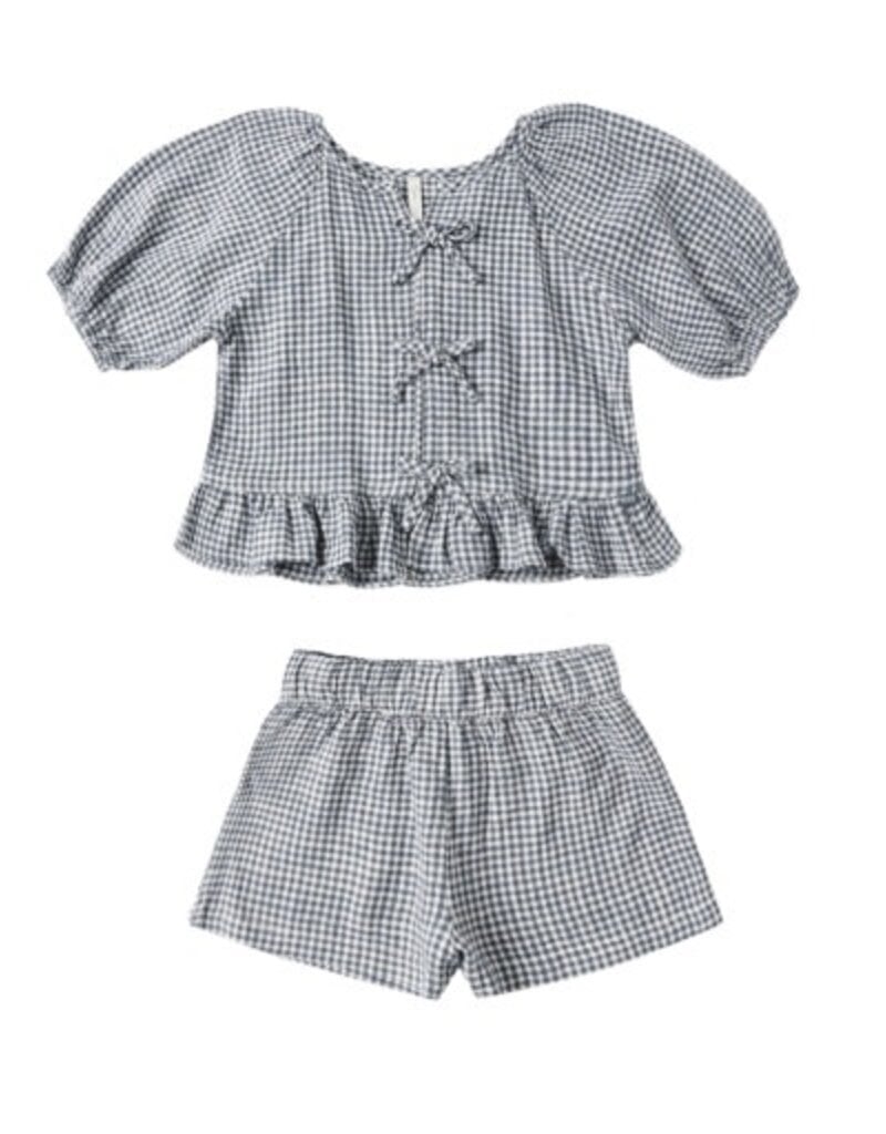 Rylee + Cru Inc. JUNIPER SET MARINE GINGHAM