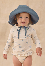 Rylee + Cru Inc. RASHGUARD GIRLS SET SEASHELLS