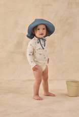 Rylee + Cru Inc. RASHGUARD GIRLS SET SEASHELLS