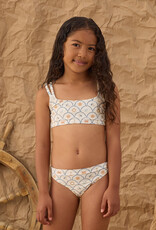 Rylee + Cru Inc. CROP RASHGUARD SET NAUTICAL