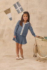 Rylee + Cru Inc. SLOANE KNIT SKIRT MARINE