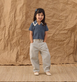 Rylee + Cru Inc. BARREL PANT RAILROAD STRIPE
