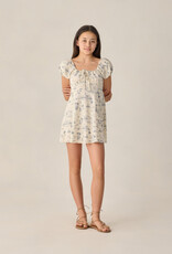 Rylee + Cru LLC TEEN IVY DRESS OCEAN TOILE NATURAL