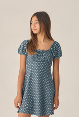 Rylee + Cru Inc. TEEN IVY DRESS DITSY MARINE