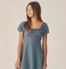 Rylee + Cru Inc. TEEN IVY DRESS DITSY MARINE
