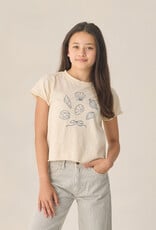 Rylee + Cru Inc. TEEN VINTAGE TEE SEASHELLS