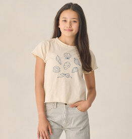 Rylee + Cru Inc. TEEN VINTAGE TEE SEASHELLS