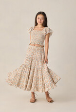 Rylee + Cru Inc. TEEN ZAYLA TOP FLOWER FIELDS