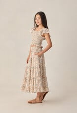 Rylee + Cru Inc. TEEN ZAYLA TOP FLOWER FIELDS