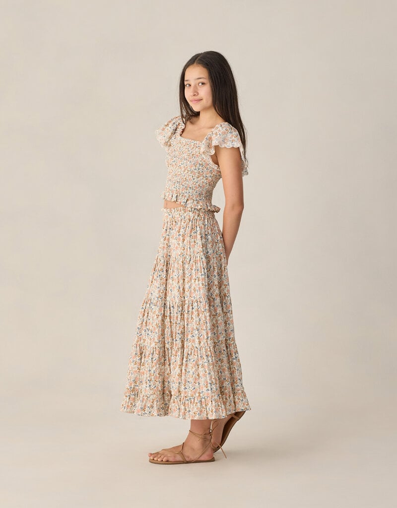 Rylee + Cru Inc. TEEN ZAYLA TOP FLOWER FIELDS