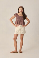 Rylee + Cru LLC TEEN DENVER MINI SKIRT NATURAL