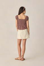 Rylee + Cru LLC TEEN DENVER MINI SKIRT NATURAL