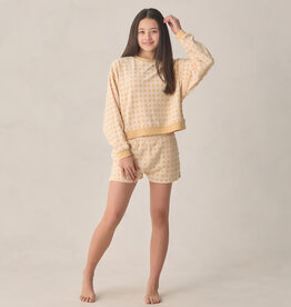 Rylee + Cru Inc. TEEN KARLI SET BUTTERSCOTCH GRID