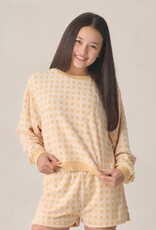 Rylee + Cru Inc. TEEN KARLI SET BUTTERSCOTCH GRID