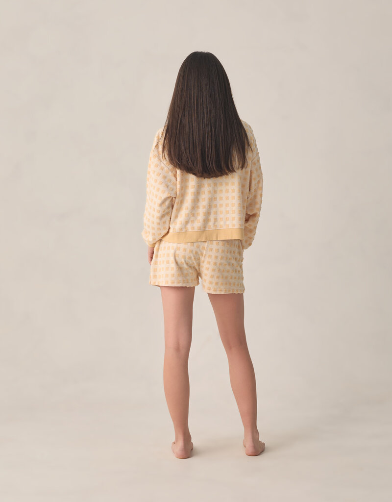 Rylee + Cru Inc. TEEN KARLI SET BUTTERSCOTCH GRID