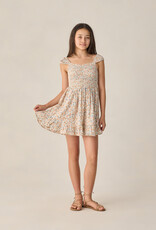 Rylee + Cru Inc. TEEN KALINA DRESS FLOWER FIELD IVORY
