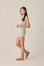 Rylee + Cru LLC TEEN KNIT VEST SET MARINE STRIPE