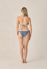 Rylee + Cru Inc. TEEN TRIANGLE BIKINI SET DITSY MARINE