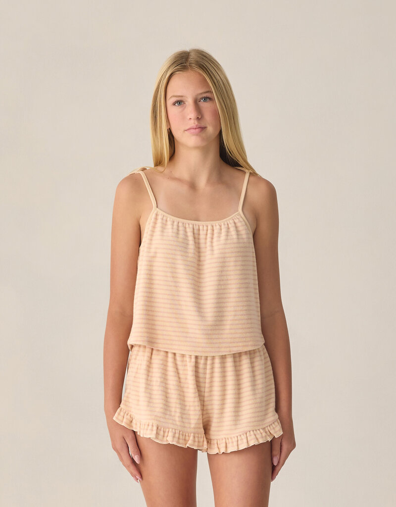 Rylee + Cru Inc. TEEN FAYE SET PINK STRIPE