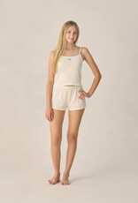 Rylee + Cru Inc. TEEN POINTELLE LOUNGE SET IVORY