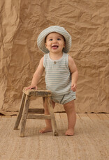 Rylee + Cru Inc. BABY TANK SET SEAFOAM TERRY STRIPE