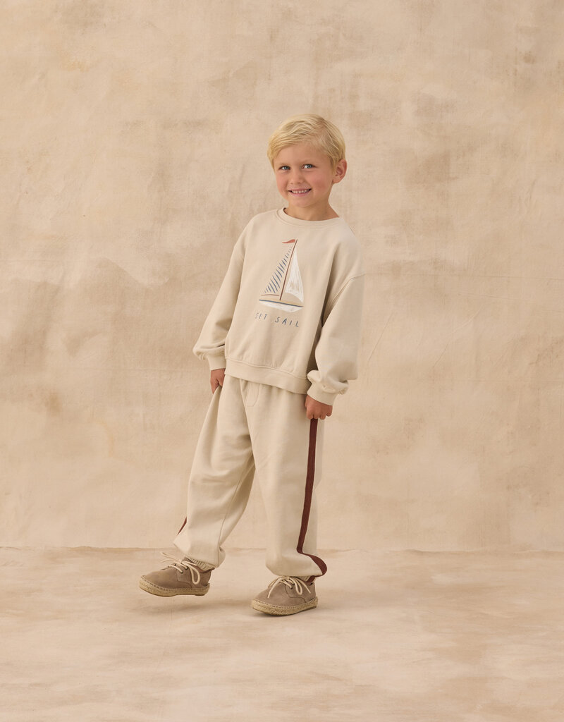 Rylee + Cru Inc. OVERSIZED SWEATSHIRT SET SAIL