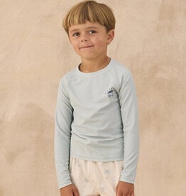 Rylee + Cru Inc. LONG SLEEVE RASHGUARD SEAFOAM