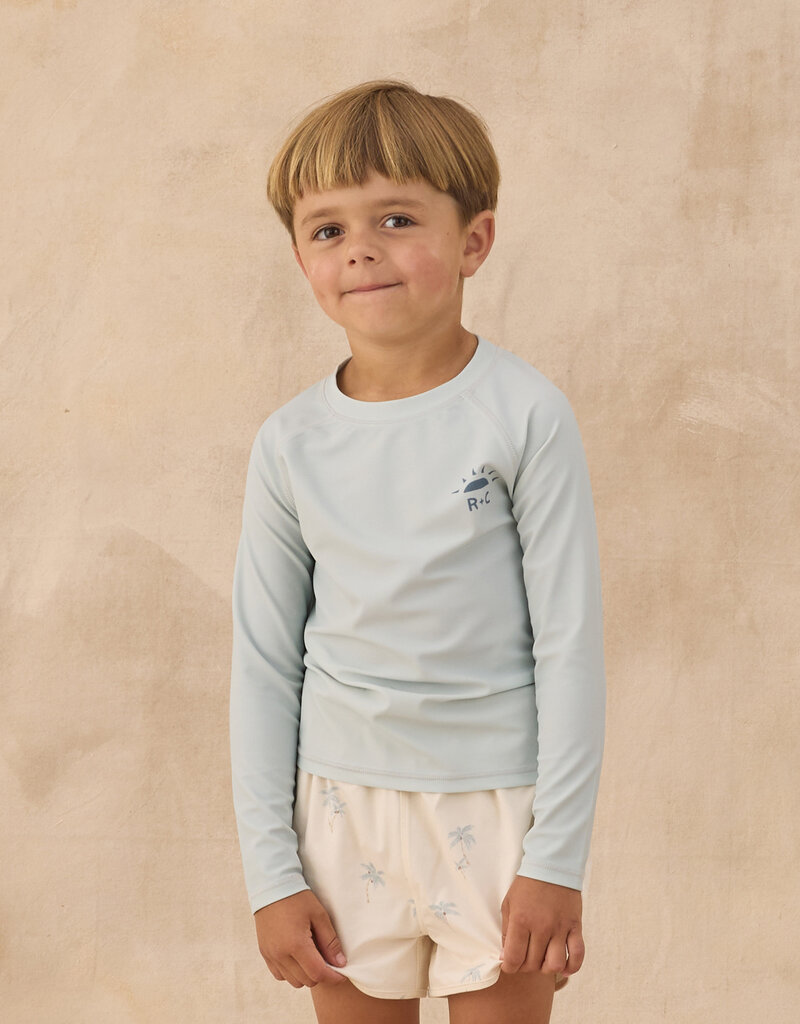Rylee + Cru Inc. LONG SLEEVE RASHGUARD SEAFOAM