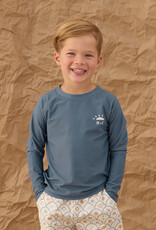 Rylee + Cru Inc. LONG SLEEVE RASHGUARD MARINE