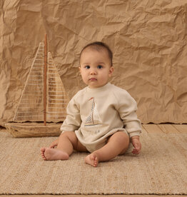 Rylee + Cru Inc. CREWNECK ROMPER SET SAIL