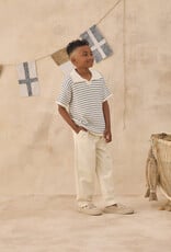 Rylee + Cru Inc. CHANDLER KNIT POLO MARINE STRIPE