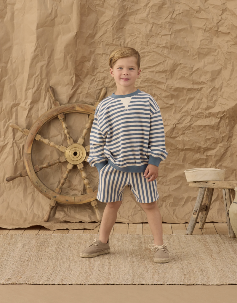 Rylee + Cru Inc. RELAXED SHORT MARINE STRIPE