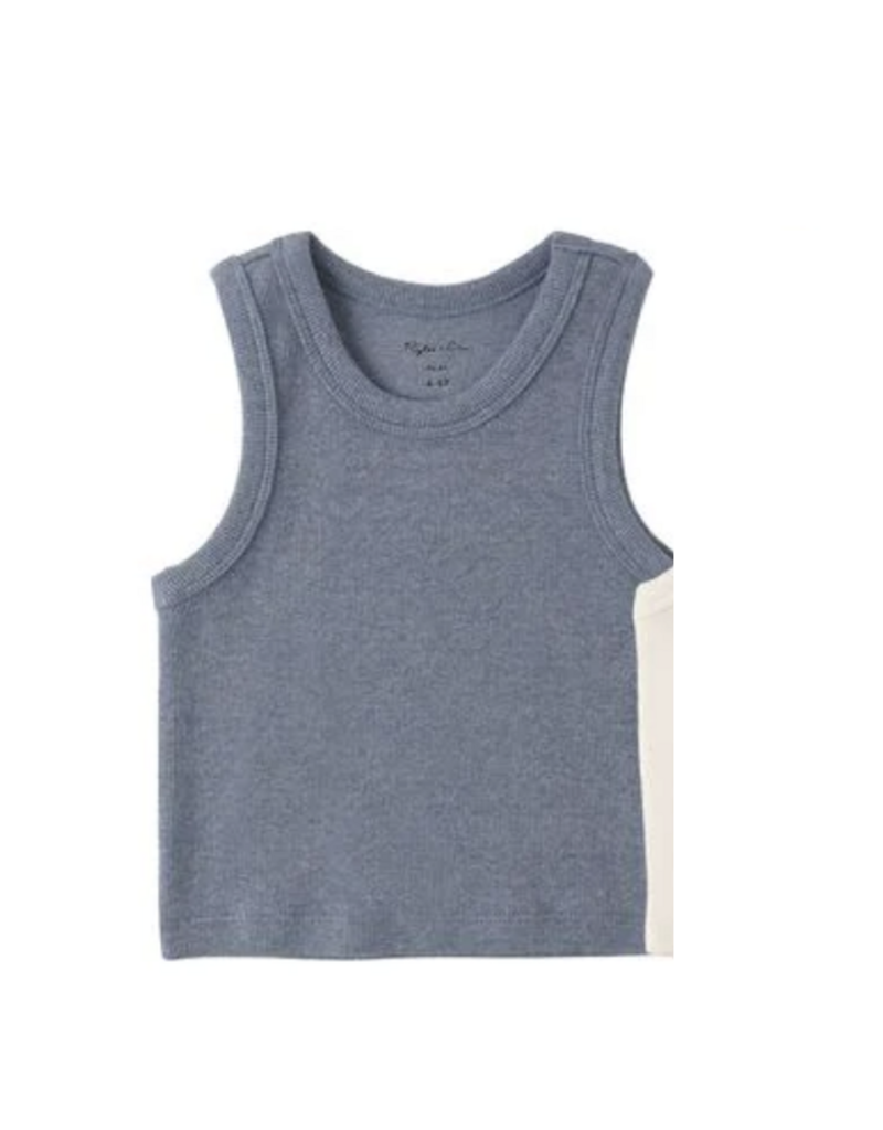 Rylee + Cru LLC RIBBED TANK MARINE
